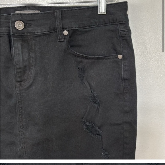 TORRID: Black Denim Skirt sz:14 - Picture 5 of 6